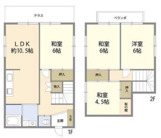 日野市程久保1丁目住宅の物件間取画像